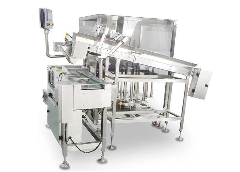 塑料盒自動下料傳送帶