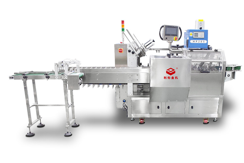 餅干牛油面包熱熔粘膠自動裝盒機